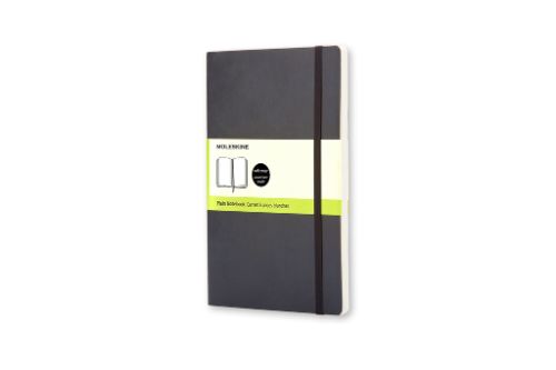 Moleskine Soft Large Plain Notebook Black