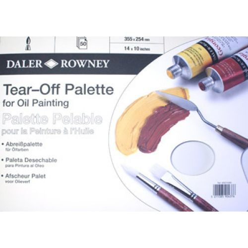 Daler Rowney Yellow Parchment Tear Off Palette 14x10