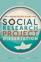 How to do your Social Research Project or Dissertation (PDF eBook)