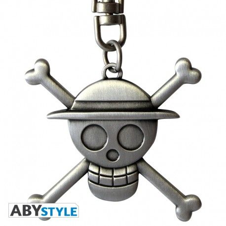 One Piece Luffy Skull 3D Premium Keychain