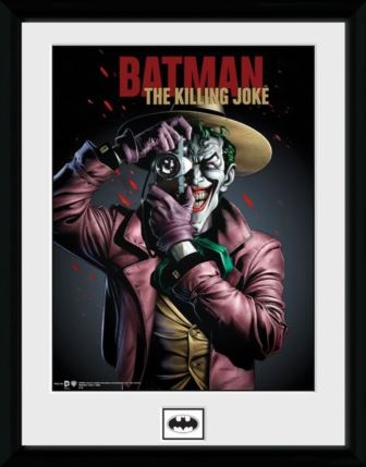 DC Comics Batham The Joker Kiling Joke Portrait 30 x 40cm Framed Collector Print