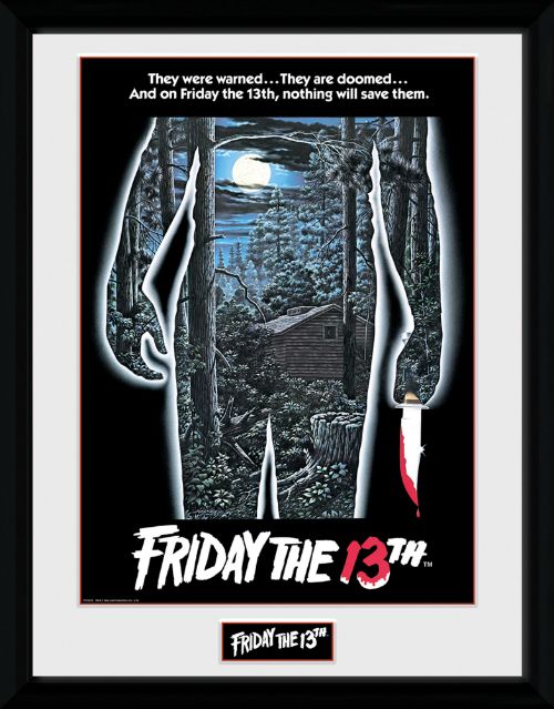 Friday the 13th Movie  30 x 40cm Framed Collector Print