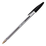 Bic Cristal Ballpoint Pens Black Medium - Pack of 10