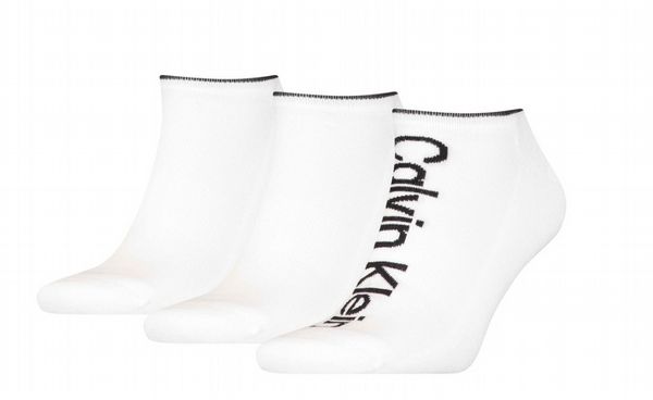 Calvin Klein Trainer Sock 3pk - White